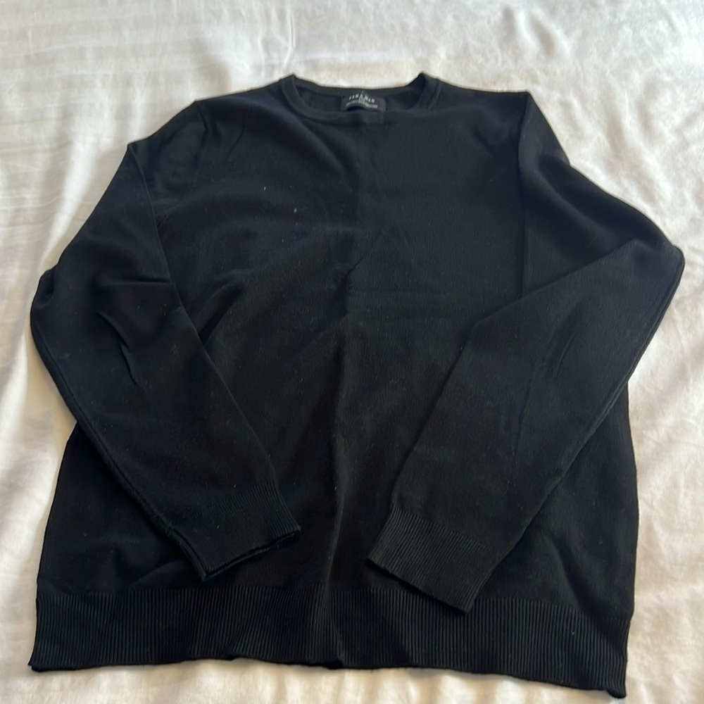 Zara. Basic Black Crewneck. Simple Elegance. 76% … - image 1